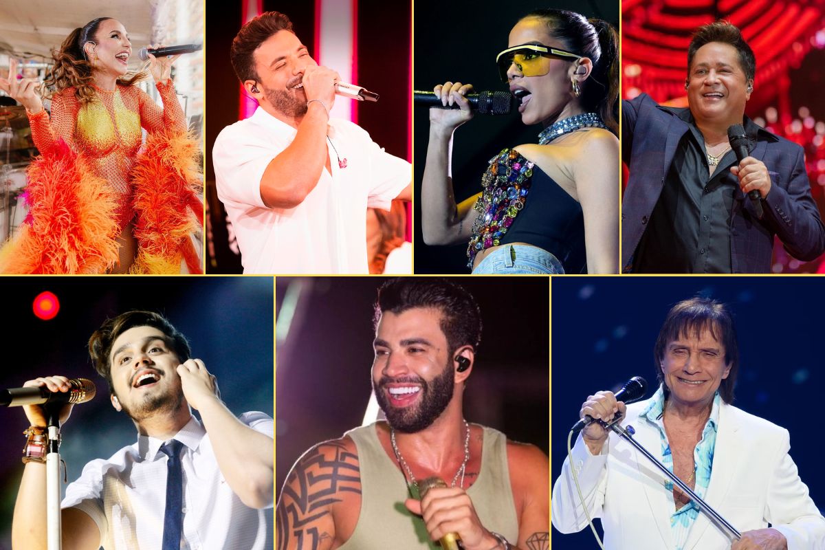 Imagem ilustrativa sobre Cantores por Década